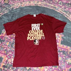 Delta Maroon College Football Playoff Tee